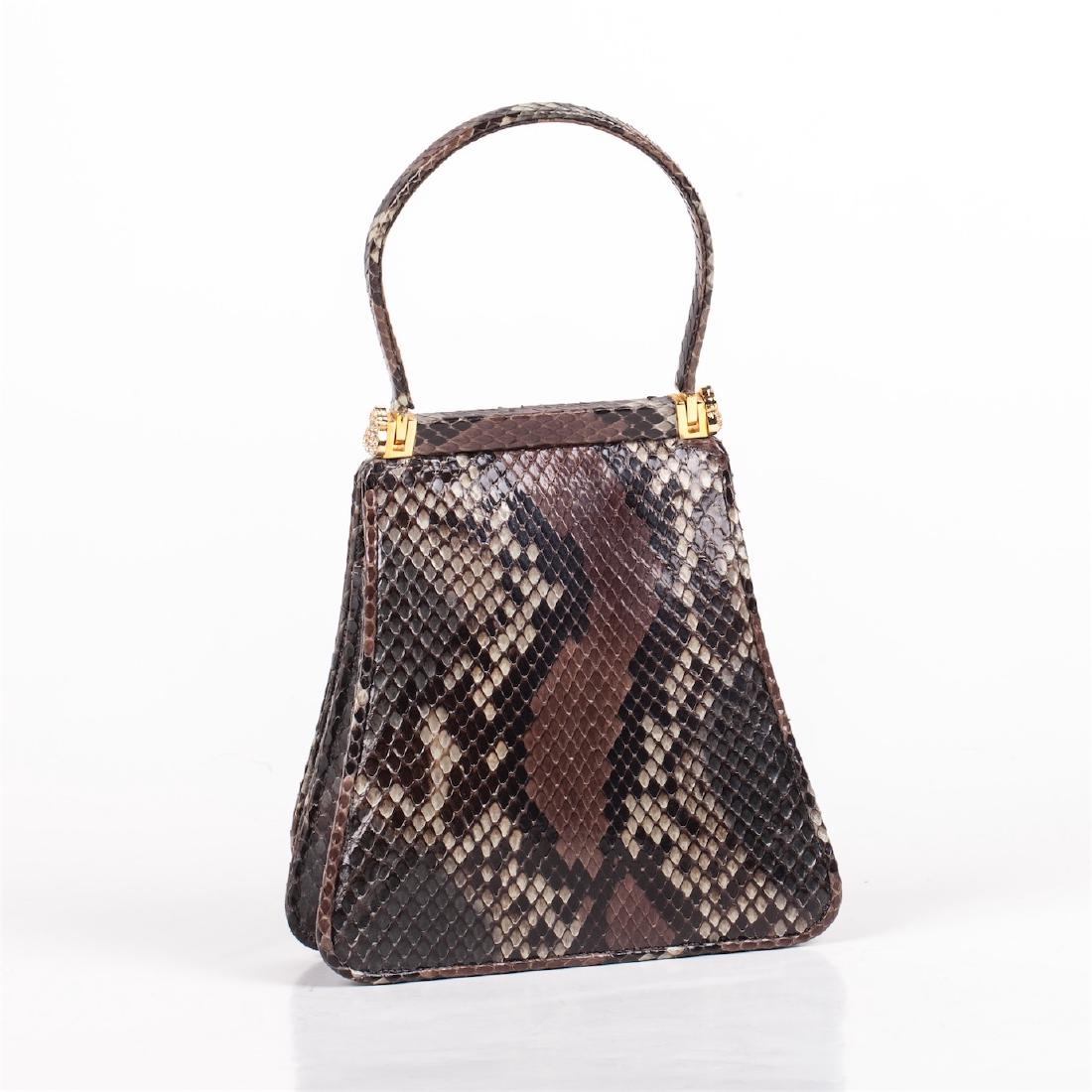 Judith Leiber pithon minaudiere. — image 2