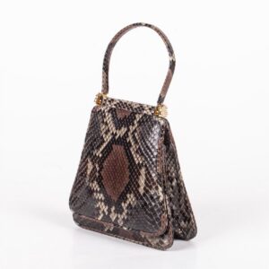 Judith Leiber pithon minaudiere. — image 3