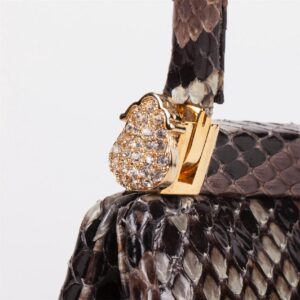 Judith Leiber pithon minaudiere. — image 4
