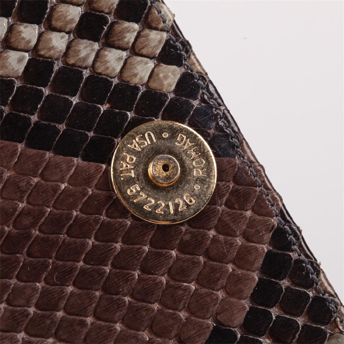 Judith Leiber pithon minaudiere. — image 6
