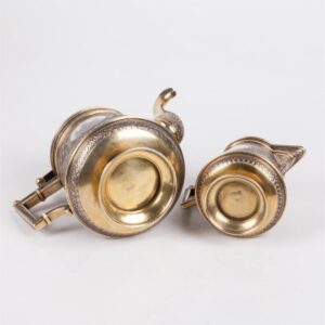 Russian silver-gilt and niello tea set — image 8