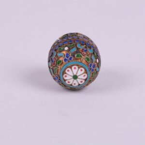 Small easter silver egg. Petersburg. — image 3