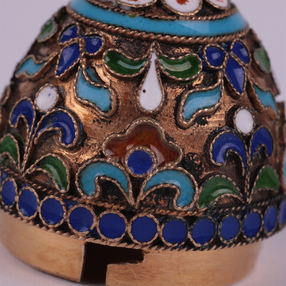 Small easter silver egg. Petersburg. — image 7
