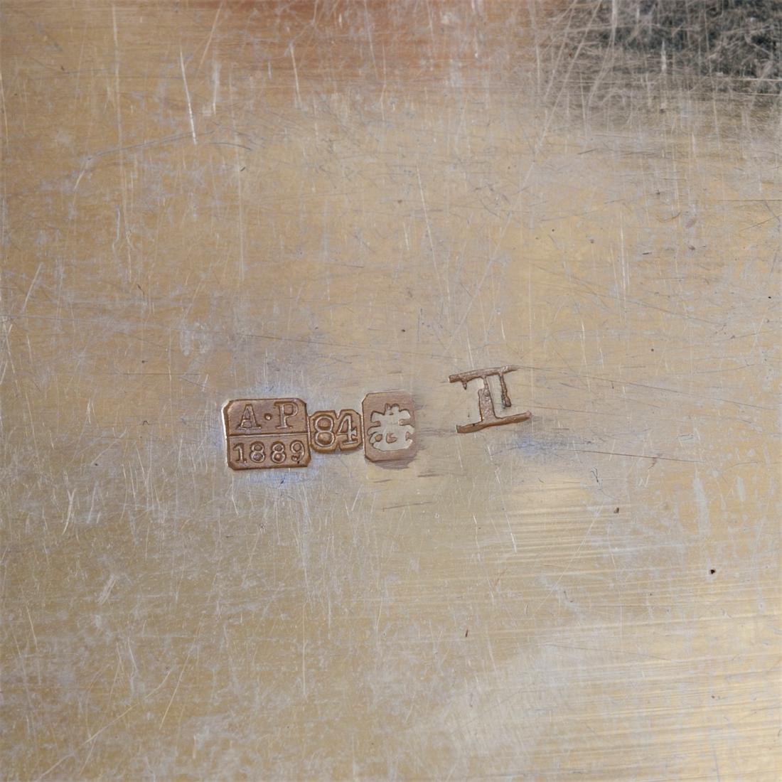 Trompe l'oeil silver casket by Loskutov — image 6