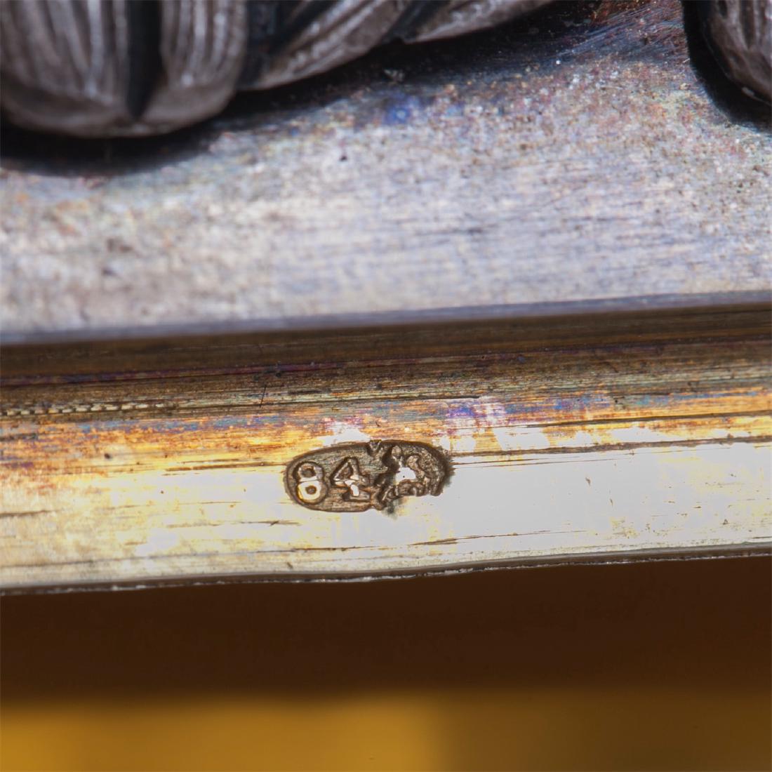 Trompe l'oeil silver casket by Loskutov — image 8