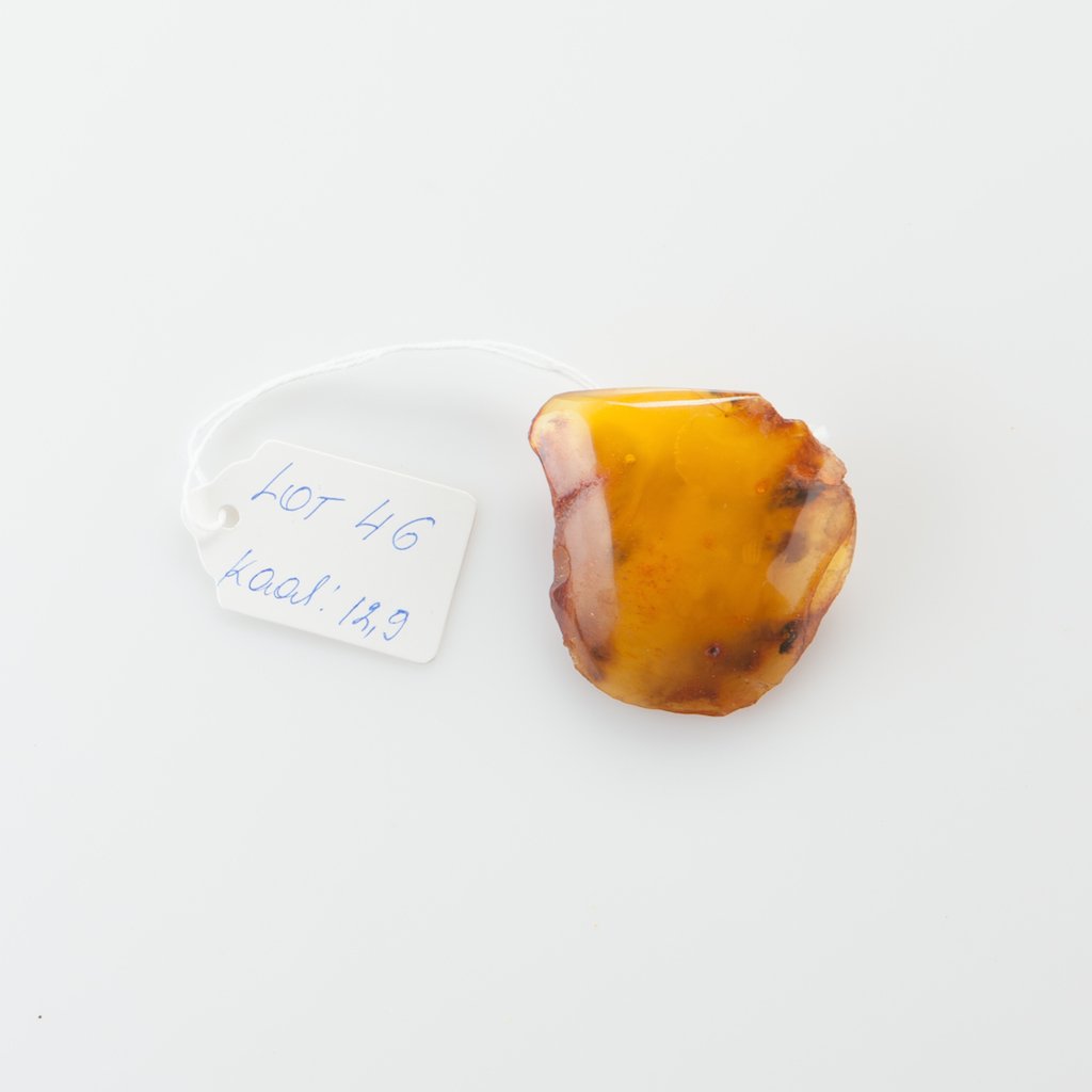 Natural Old Baltic Amber brooch. — image 1