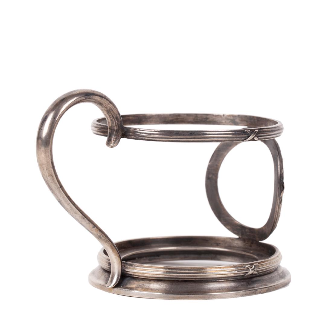 Russian Faberge tea glass holder — image 3
