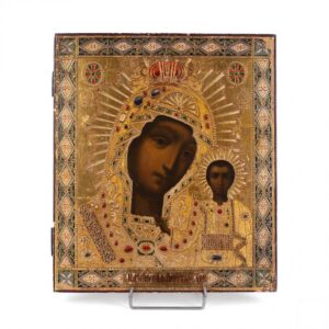 Russian icon of Mother of God of Kazan. 20th century. — image 1