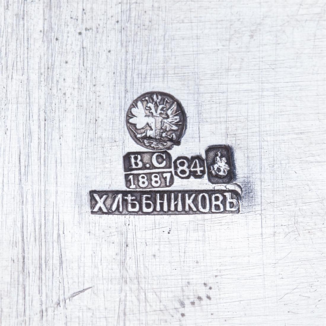 Trompe l'oeil silver tea caddies, Khlebnikov — image 6