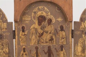 Afon tryptich icon. "In Sorrow and Grief Consolation". — image 2