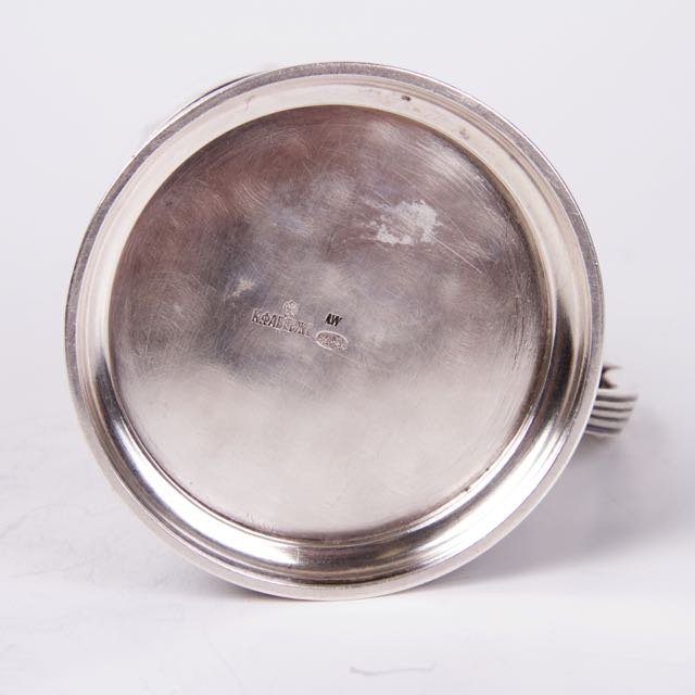 Faberge silver tea glass holder in neoclassical style — image 6