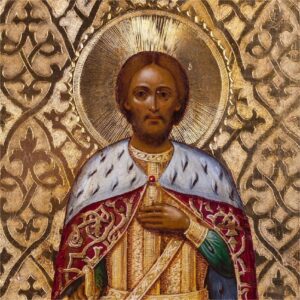 Icon of Saint Nikolay Wonderworker and Alexander — image 5