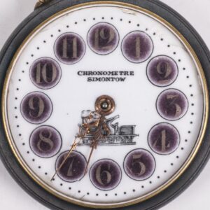Old swiss "Chronometer Simontow" Roskopf system pocket — image 2