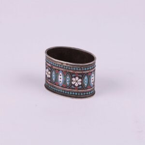 Russian silver napkin ring. G.Sbitnev. — image 2