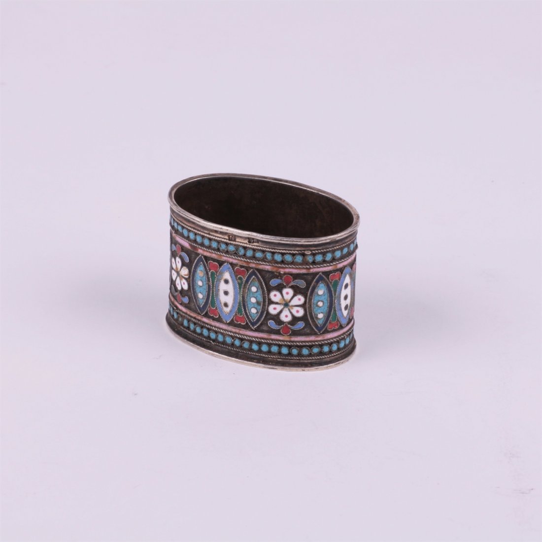 Russian silver napkin ring. G.Sbitnev. — image 2