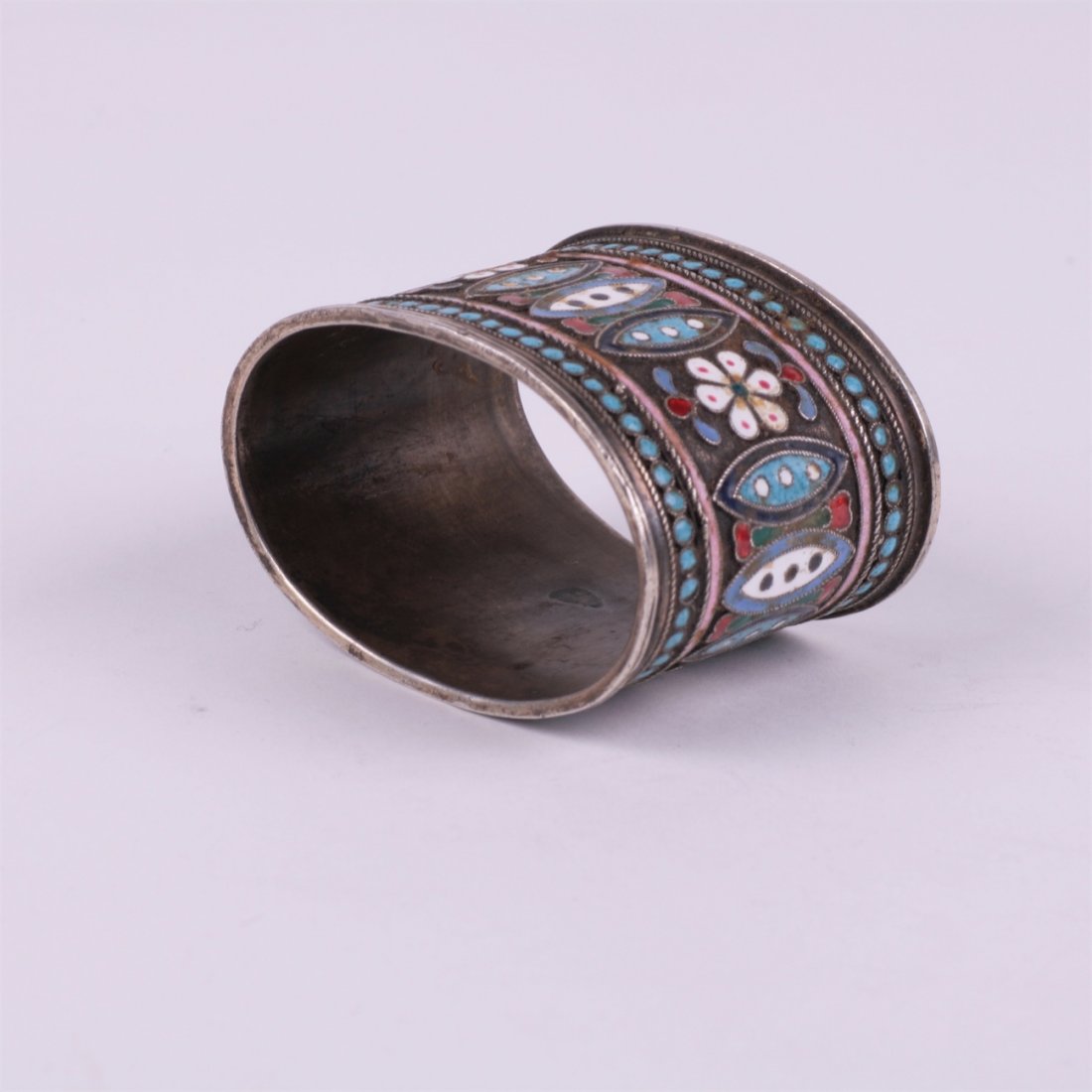 Russian silver napkin ring. G.Sbitnev. — image 3