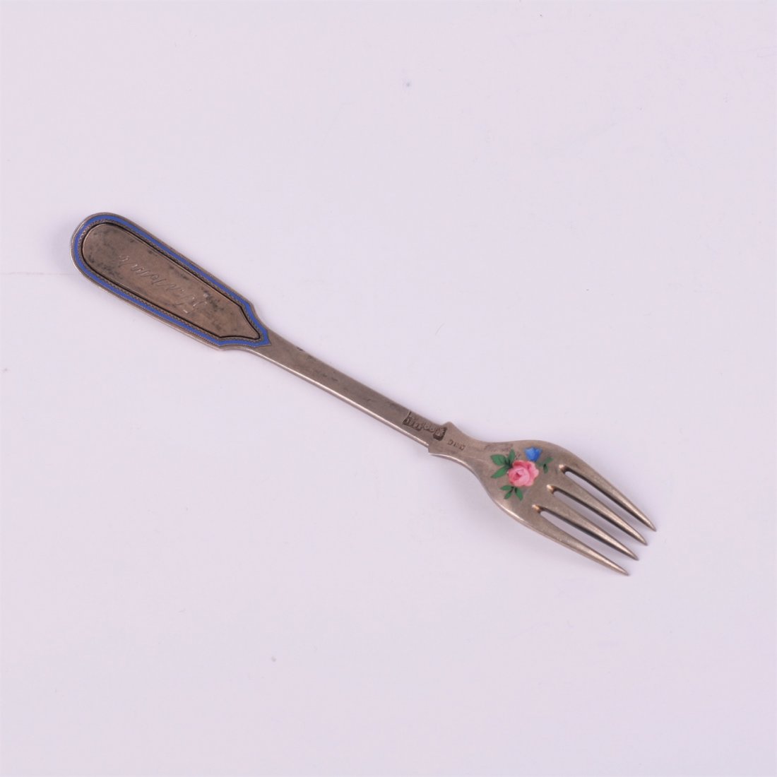 Decorative silver fork for lemon. Lorie. — image 3