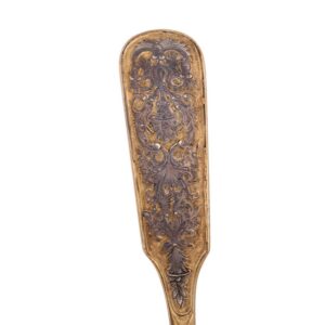 Russian silver-gilt and niello spoon — image 3