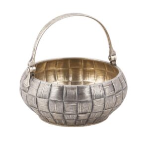 Trompe l'oeil silver vase by P. Ovchinnikov — image 1