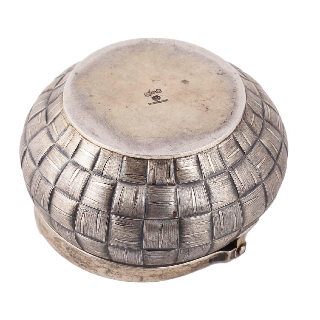 Trompe l'oeil silver vase by P. Ovchinnikov — image 3