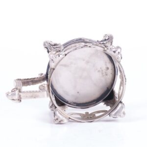 Rare Faberge silver tea glass holder in neoclassical — image 8