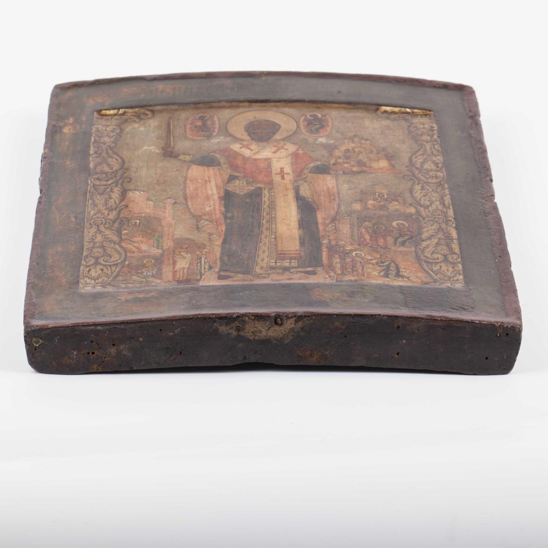 Rare Icon of Saint Nikolay Wonderworker Mirlikiiskiy — image 5