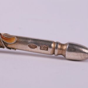 Russian silver jam spoon. Vasilii Semonov. — image 4