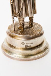 Russian siver cossak sculpture. — image 4