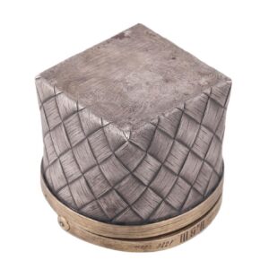 Trompe l'oeil silver vase by I.Khlebnikov — image 4