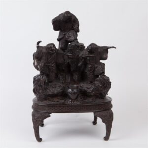 Asian bronze figure. — image 1