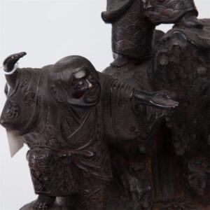 Asian bronze figure. — image 3