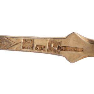Russian silver-gilt and niello spoon — image 5