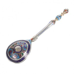 Russian silver jam spoon. Workshop of A. Tobenkov(?). — image 1