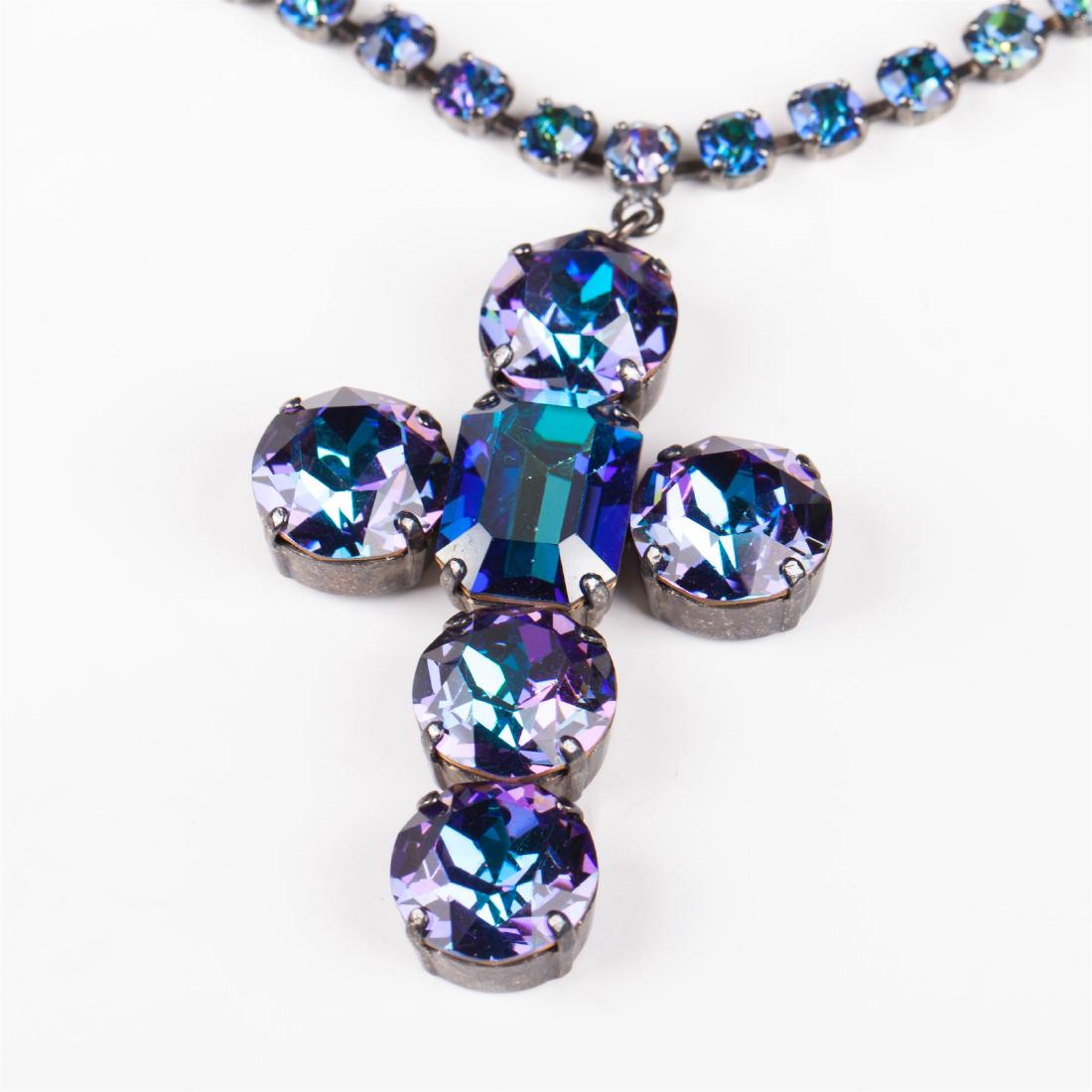 Yves Saint Laurent necklace in the shape of cross — image 2