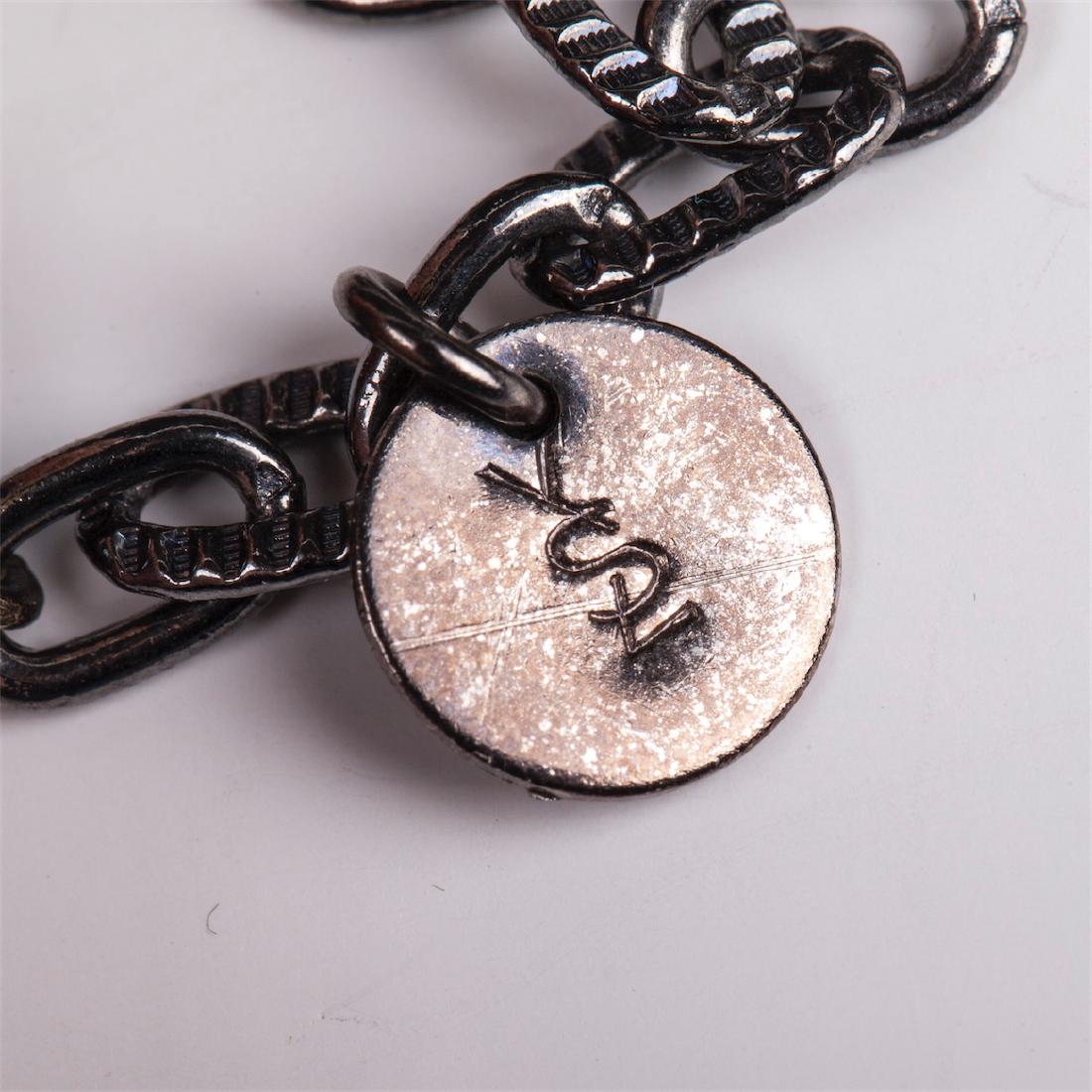 Yves Saint Laurent necklace in the shape of cross — image 4