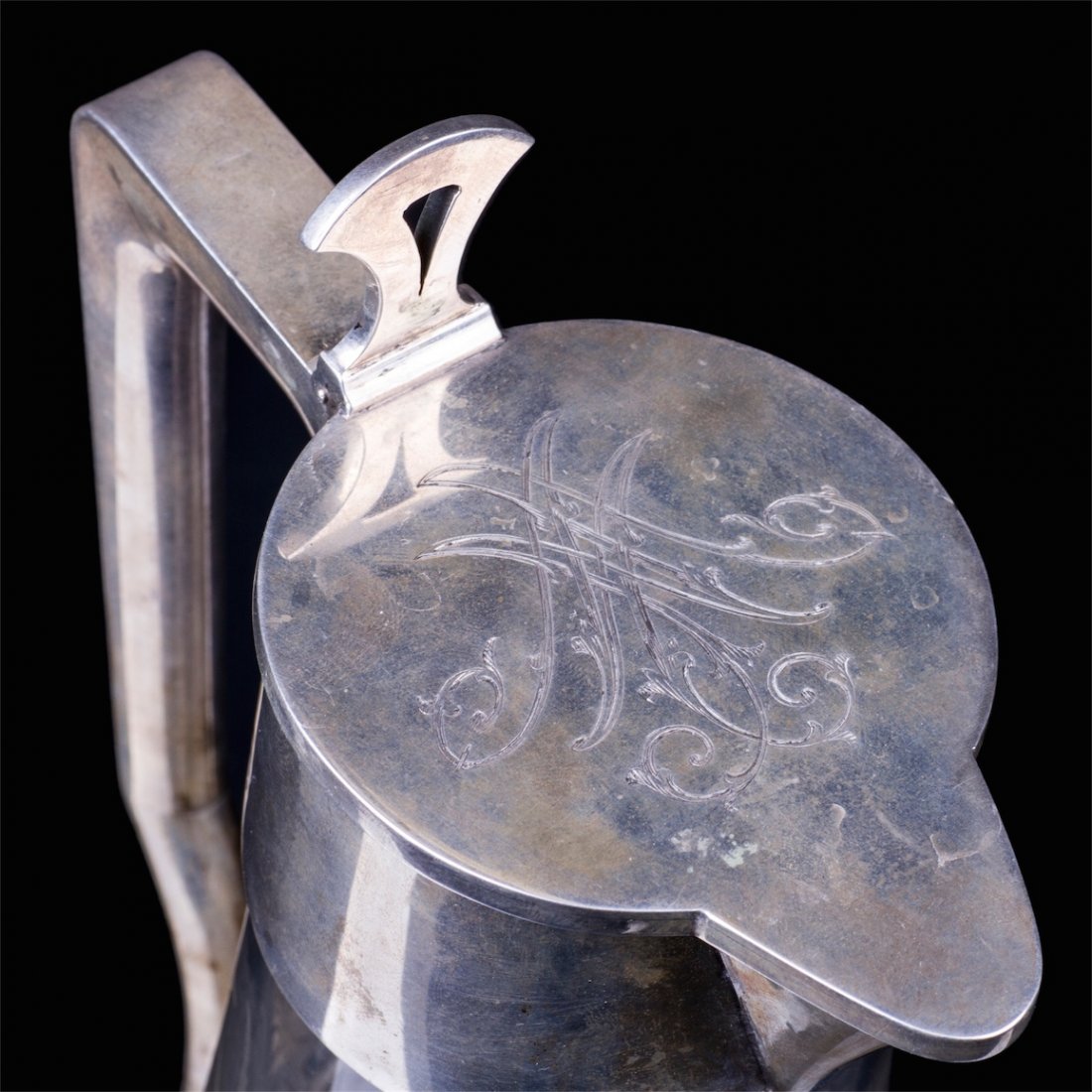 Great Russian silver and glass carafe — image 3
