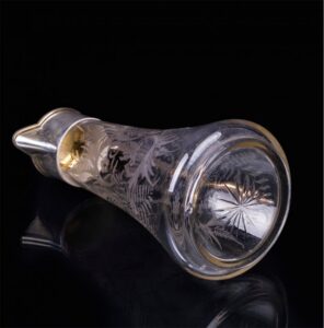 Great Russian silver and glass carafe — image 6