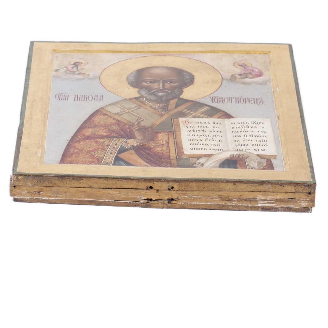 Icon of Saint Nikolay Wonderworker. Peshehonovs' — image 6