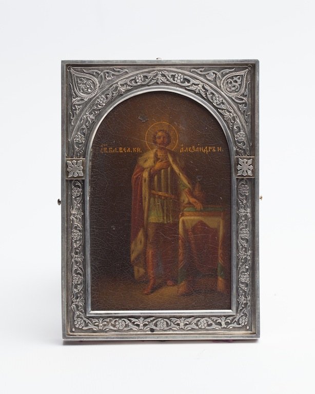 Russian Icon Saint Alexander Nevskiy — image 1