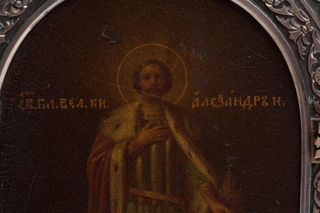 Russian Icon Saint Alexander Nevskiy — image 2