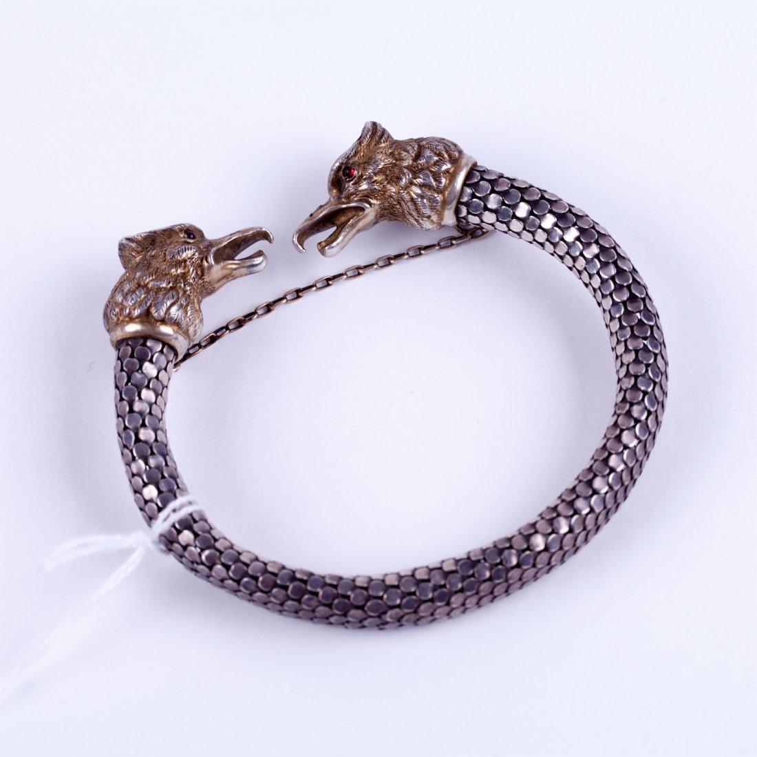 Russian imperial time silver bracelet. — image 1