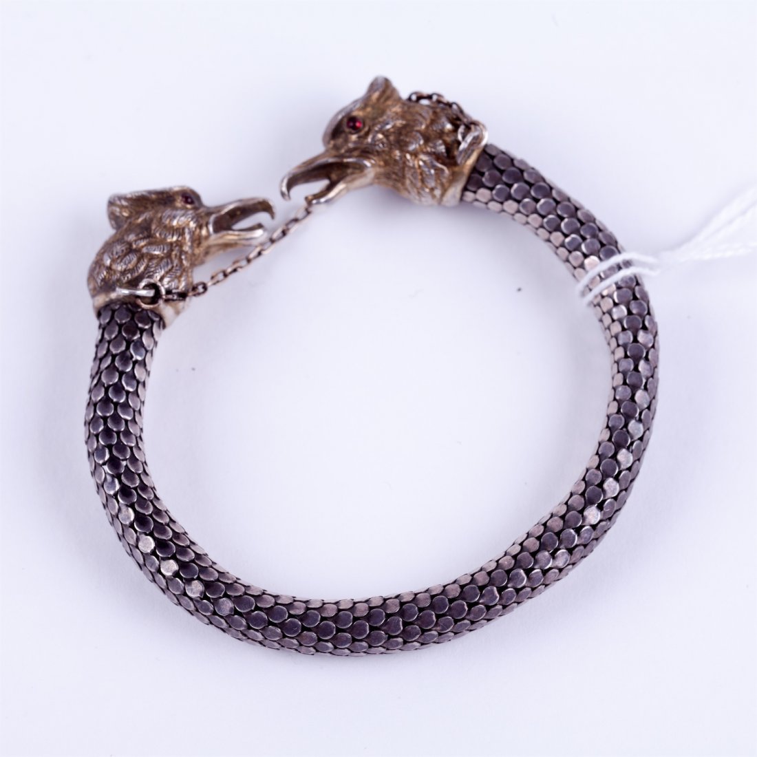 Russian imperial time silver bracelet. — image 2