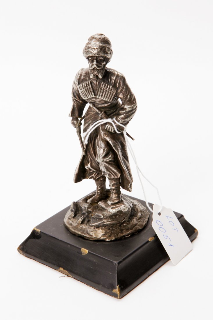 Russian metal cask cossack. — image 1