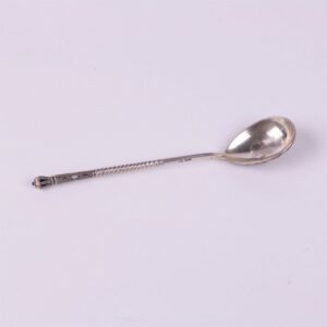 Russian silver spoon. 11th moscow Artel. — image 3
