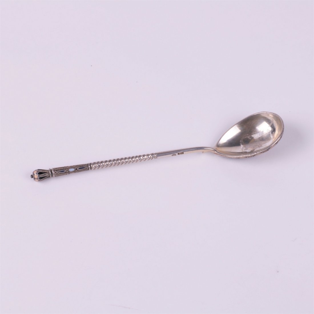 Russian silver spoon. 11th moscow Artel. — image 3
