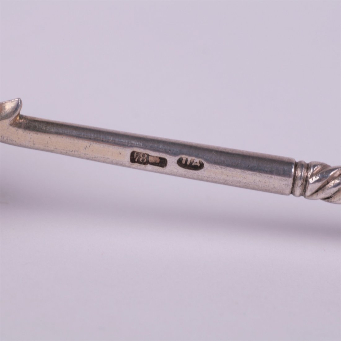 Russian silver spoon. 11th moscow Artel. — image 5