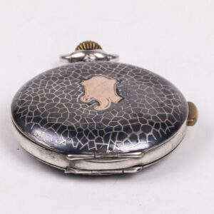 Silver pocket watch A.Bruderer with a quarter repeater — image 4