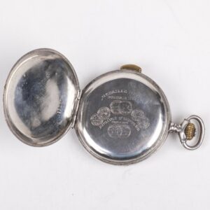 Silver pocket watch A.Bruderer with a quarter repeater — image 7