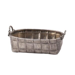 Trompe l'oeil silver decorative tray by Grachev — image 1