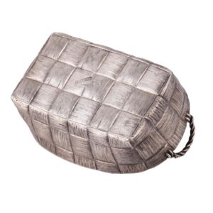 Trompe l'oeil silver decorative tray by Grachev — image 4